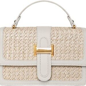 s for Women Summer Straw Clutch Bag Woven Beach Purse Vacation Handbags